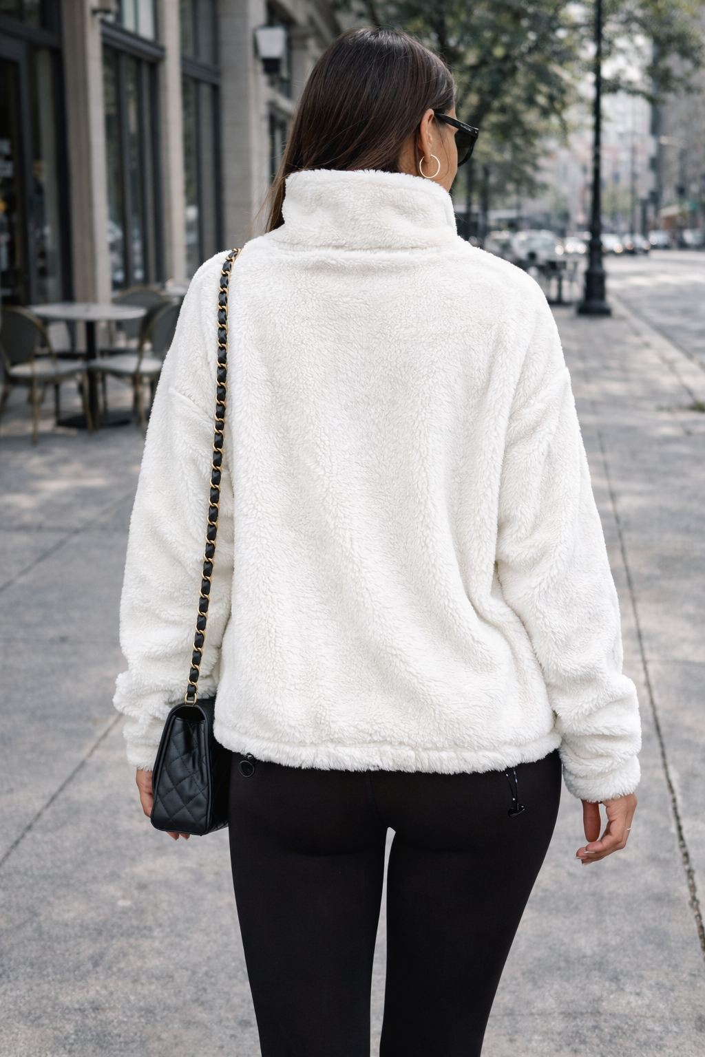 CloudLuxe Zip Sherpa Pullover
